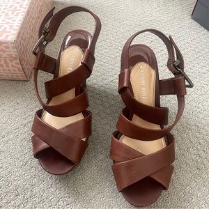 Gianni Bini Brown Wedges